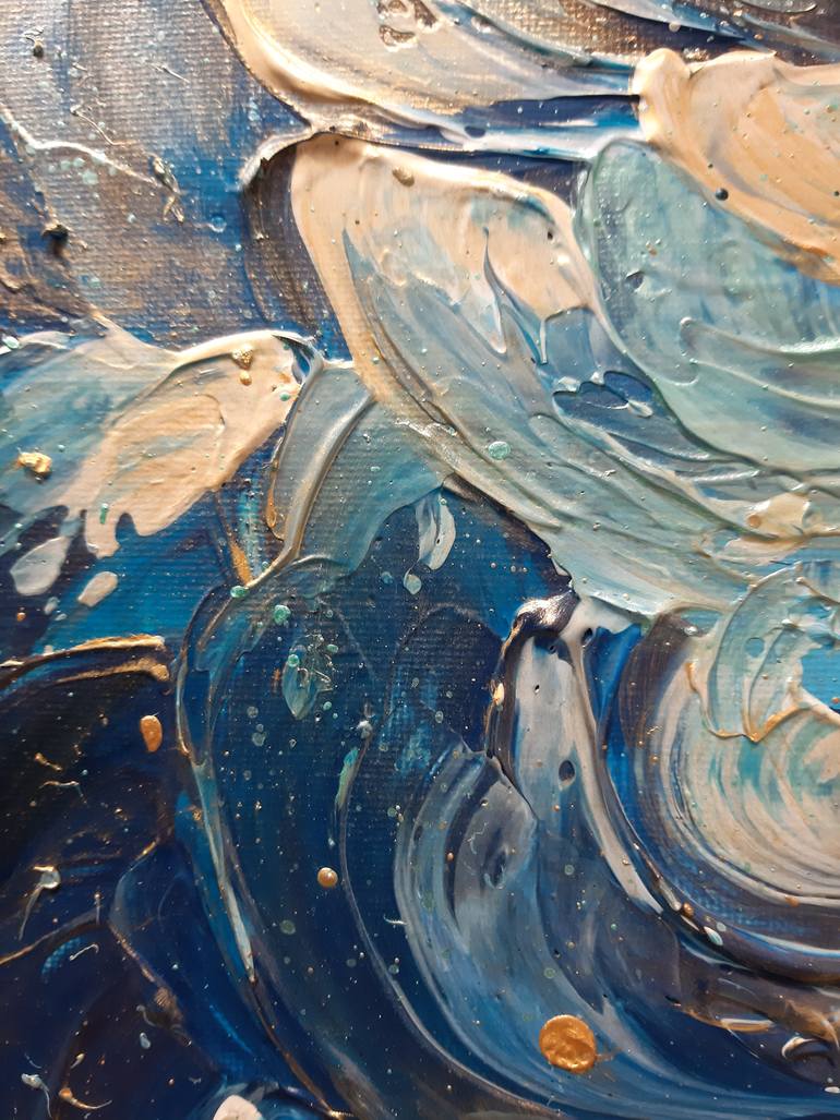 Original Abstract Expressionism Abstract Painting by Dara Art Treasures