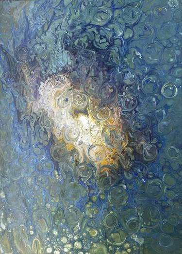 Original Abstract Expressionism Abstract Painting by Dara Art Treasures