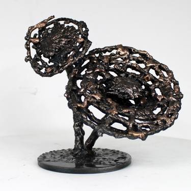 Original Figurative Floral Sculpture by philippe BUIL
