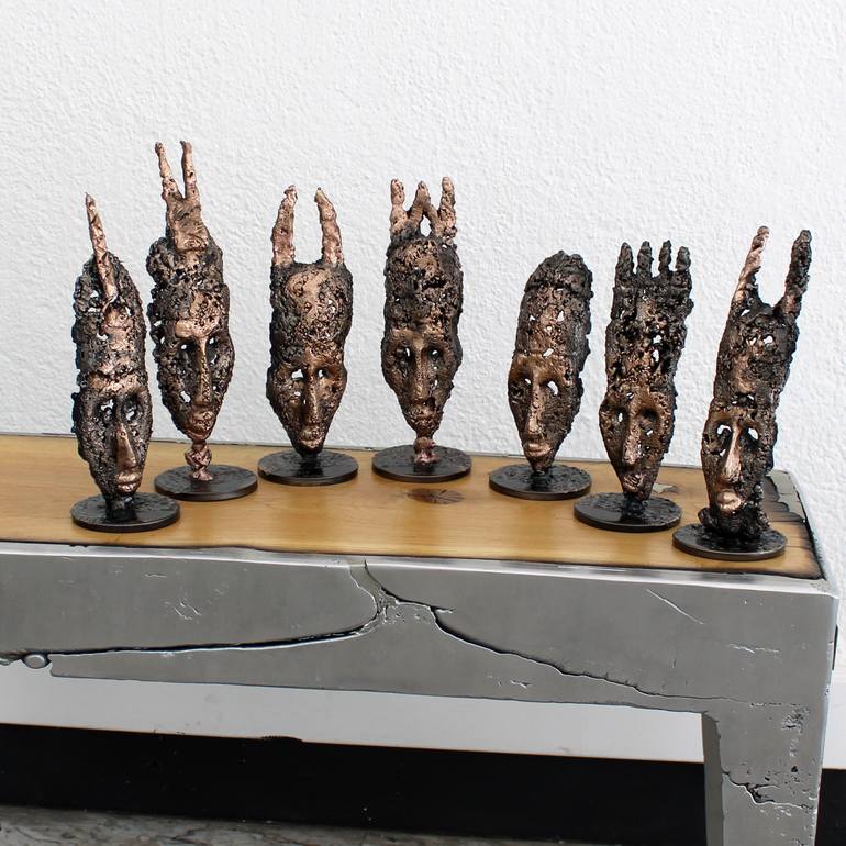 Original 3d Sculpture World Culture Sculpture by Philippe Buil