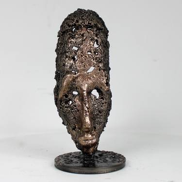 Saatchi Art Artist philippe BUIL; Sculpture, “African Mask - Friday 45-23” #art