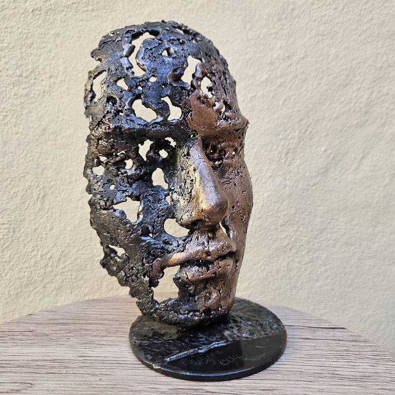 Original 3d Sculpture Men Sculpture by Philippe Buil