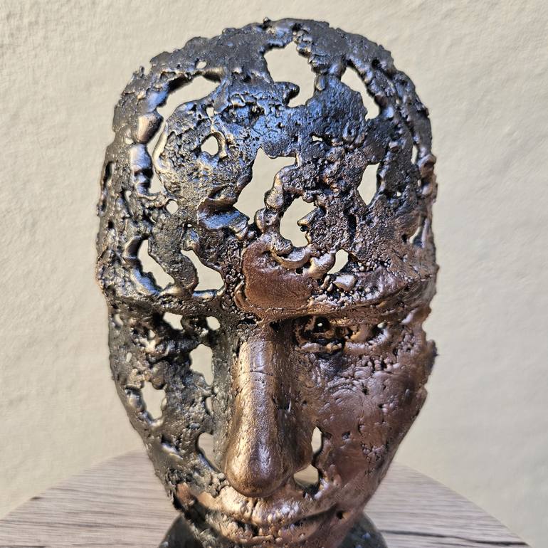 Original 3d Sculpture Men Sculpture by Philippe Buil