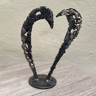 Original Abstract Love Sculpture by philippe BUIL