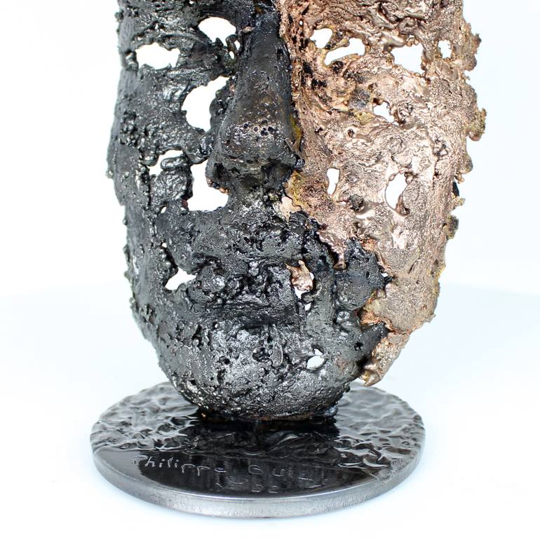 Original Abstract Men Sculpture by Philippe Buil