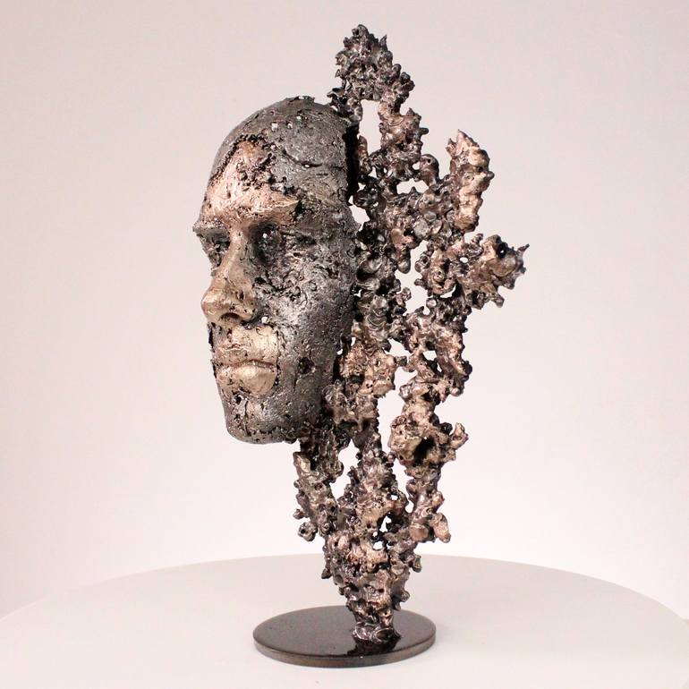 Original Figurative Portrait Sculpture by philippe BUIL