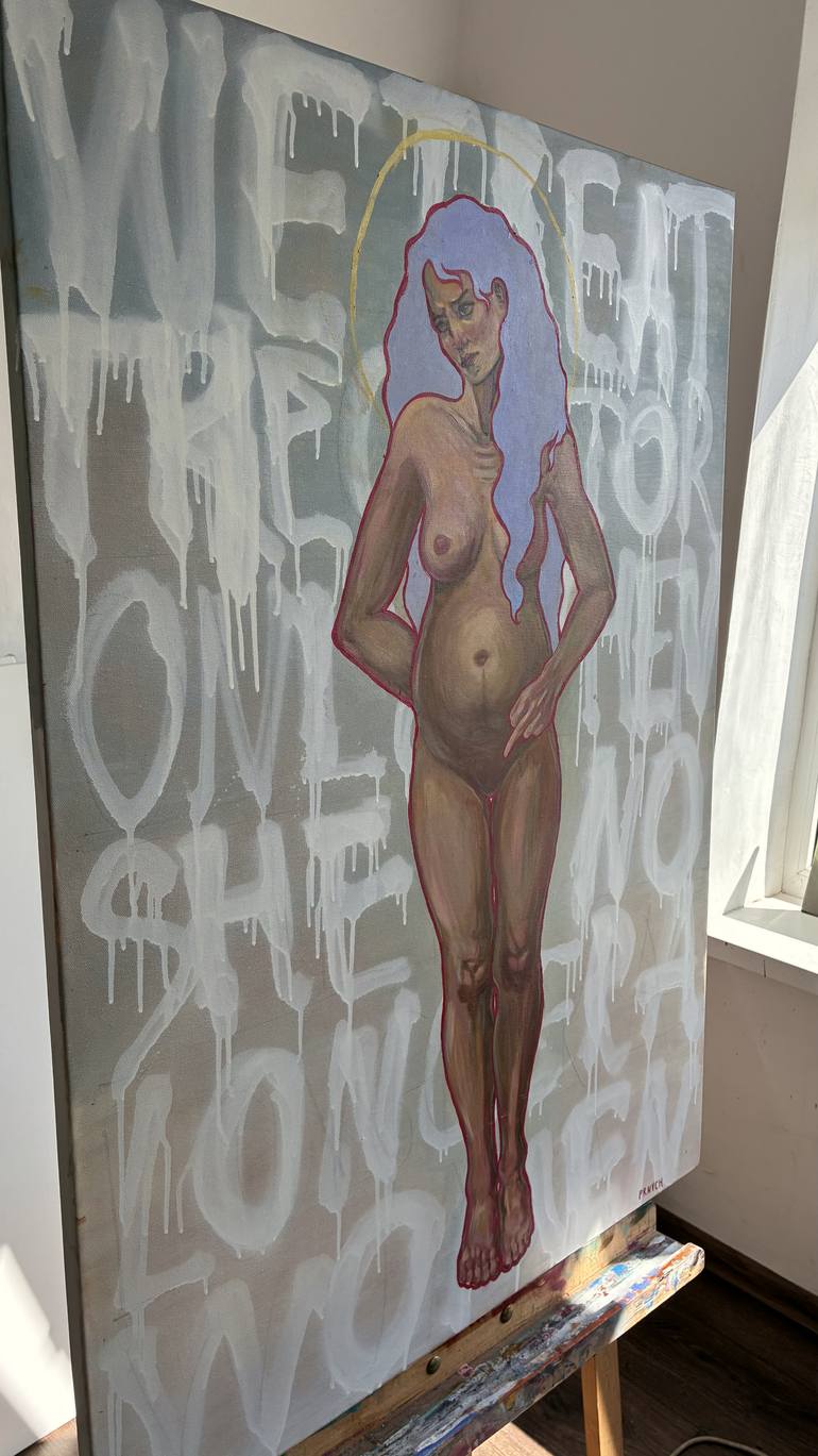 Original Contemporary Women Mixed Media by Alona Parnevych