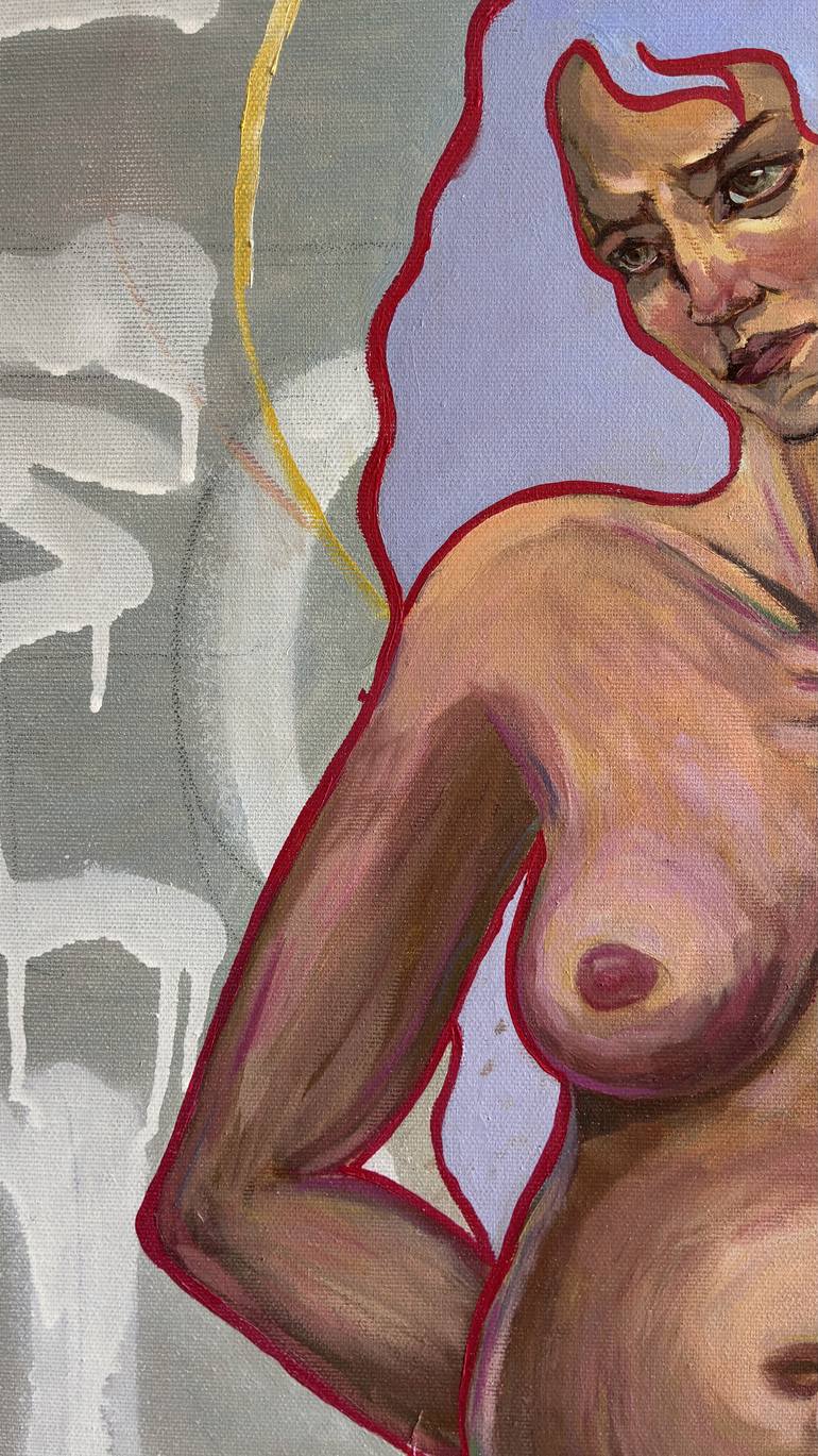 Original Contemporary Women Mixed Media by Alona Parnevych