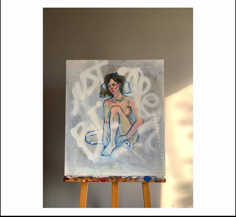 Original Conceptual Women Mixed Media by Alona Parnevych