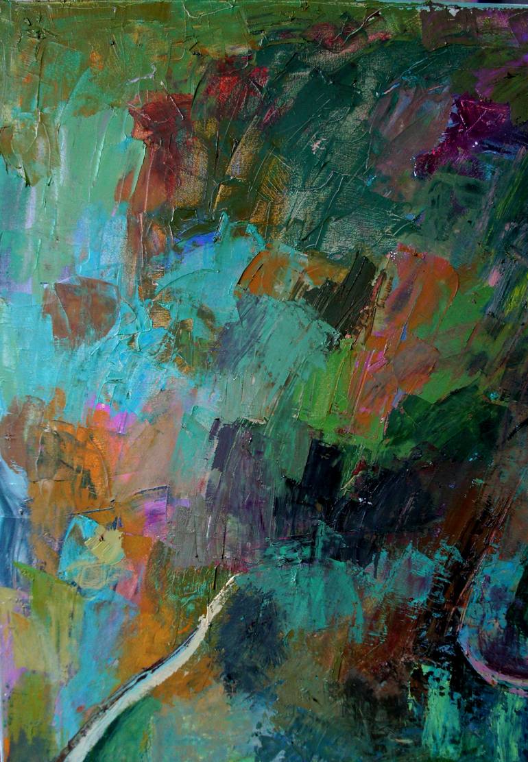 Original Expressionism Fantasy Painting by Anastasiia Kravchuk