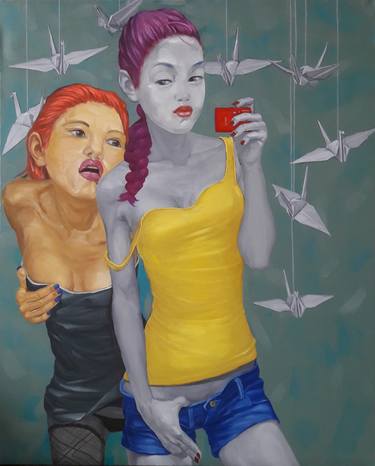 Print of Pop Art People Paintings by Dong Dinh