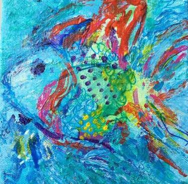 Print of Fish Paintings by Toni McNulty