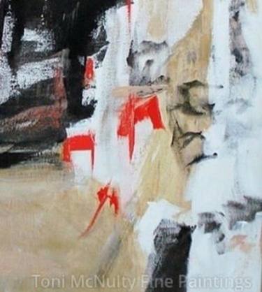 Original Abstract Expressionism Abstract Paintings by Toni McNulty