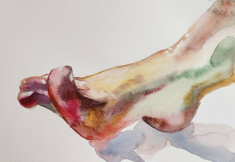 Print of Contemporary Body Paintings by Mersin Ulusoy Ozmete