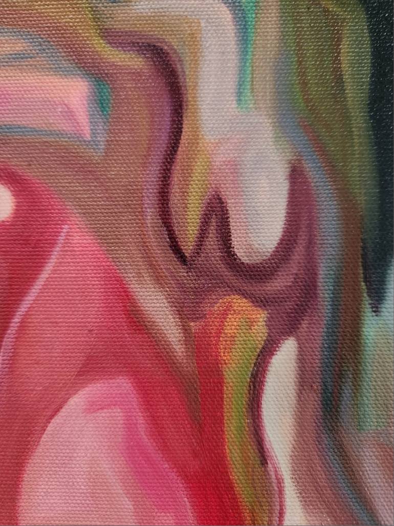 Original Abstract Expressionism Abstract Painting by Mersin Ulusoy Ozmete