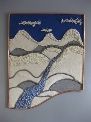 Original Abstract Expressionism Abstract Sculpture by Karen Madden