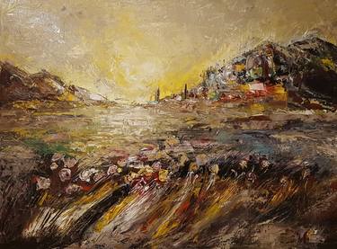 Print of Expressionism Landscape Paintings by Anteo Gremi