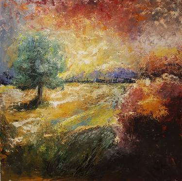 Print of Expressionism Landscape Paintings by Anteo Gremi