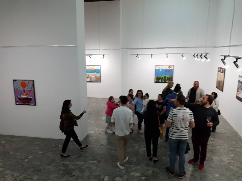 Original Expressionism Floral Painting by Anteo Gremi