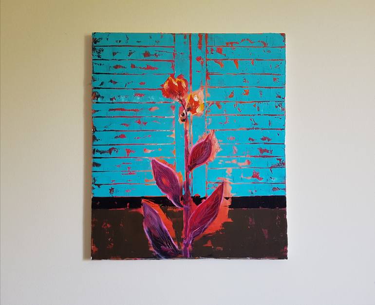 Original Floral Painting by Anteo Gremi