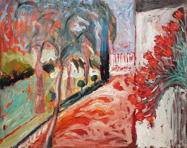 Print of Expressionism Landscape Paintings by Anteo Gremi