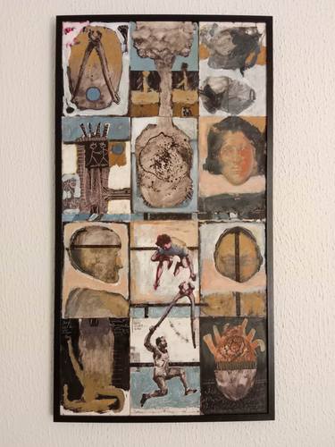 Original Symbolism Abstract Paintings by Garrache Makrem