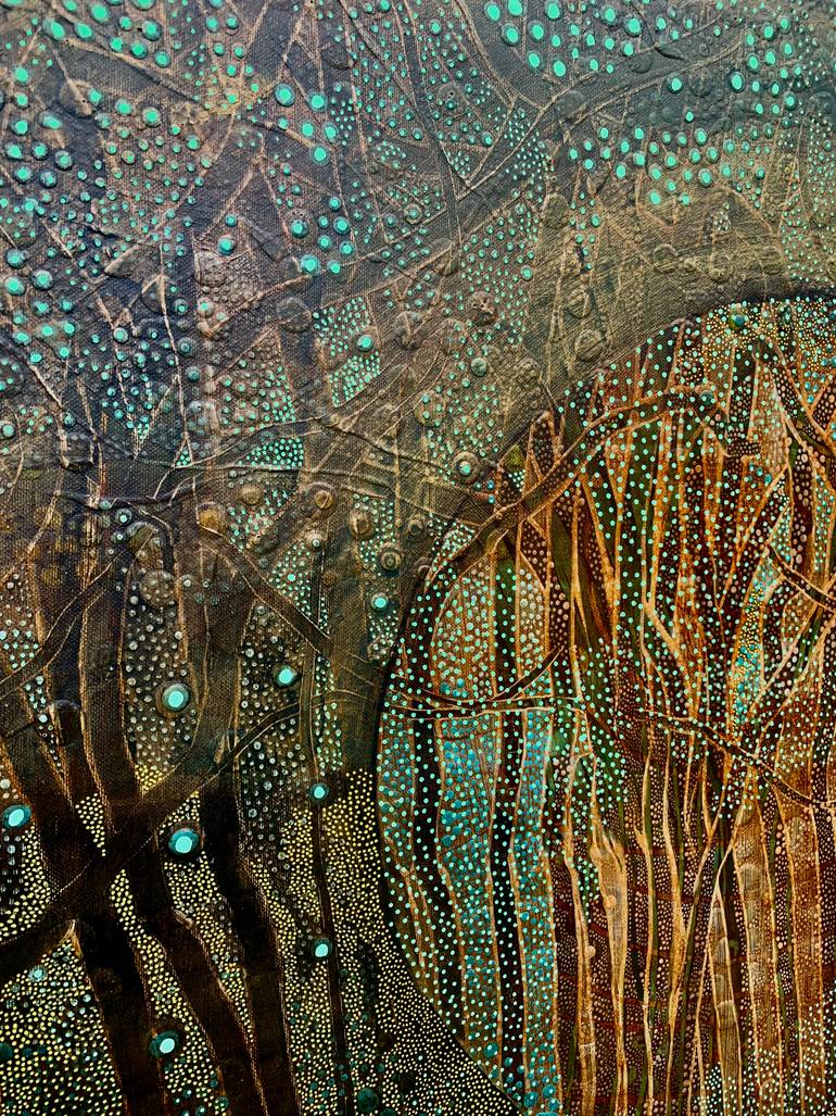 Original Painterly Abstraction Abstract Painting by Enriqueta Ahrensburg