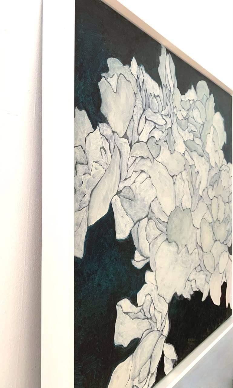 Original Abstract Botanic Painting by Neicy Frey