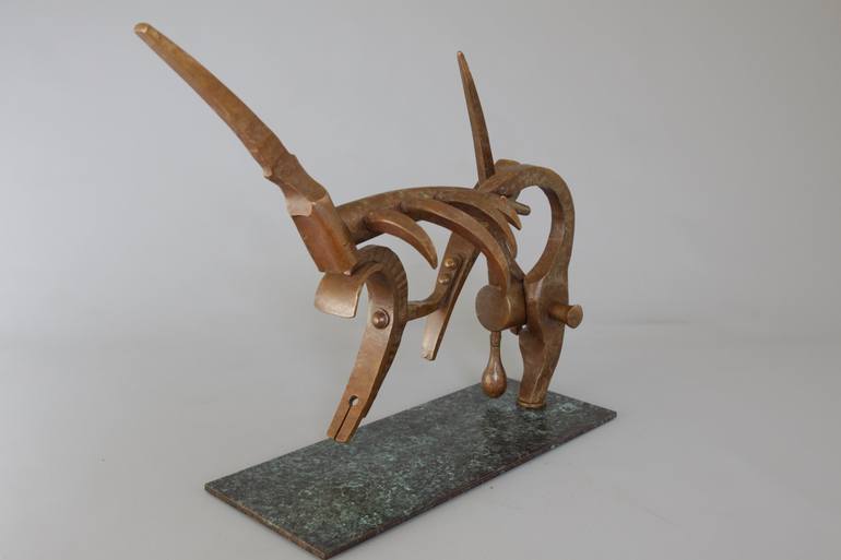 Original Abstract Animal Sculpture by Michael Calnan