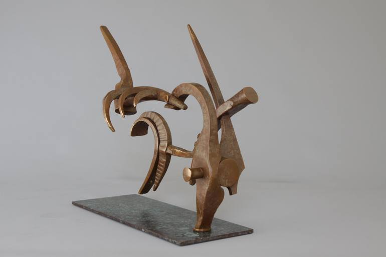 Original Abstract Animal Sculpture by Michael Calnan