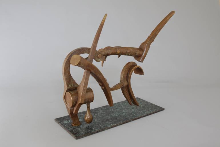 Original Abstract Animal Sculpture by Michael Calnan