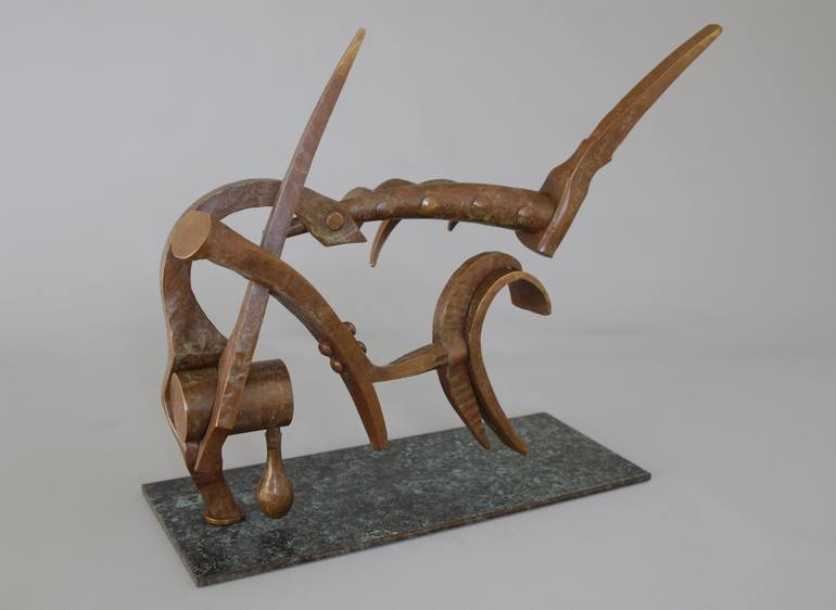 Original Abstract Animal Sculpture by Michael Calnan