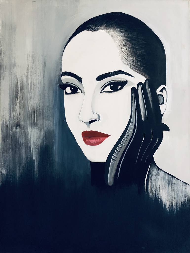 Sade Adu (The Queen Of R&B) Painting By Rashid Ibrahim | Saatchi Art