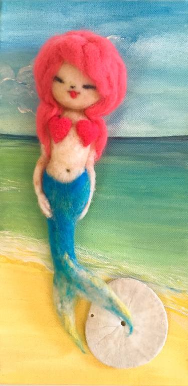 Cali Beach Mermaid Red Head thumb