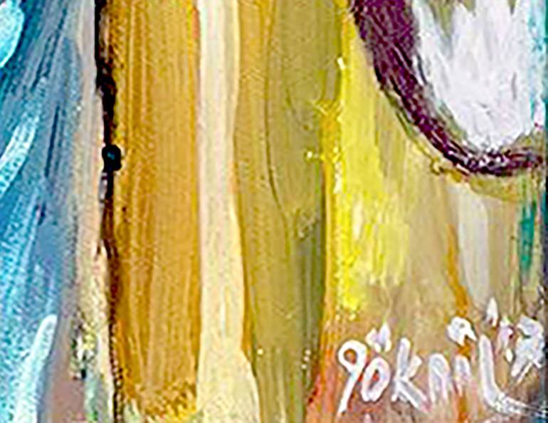 Original Conceptual Love Painting by Göknil Gümüş Sungurtekin