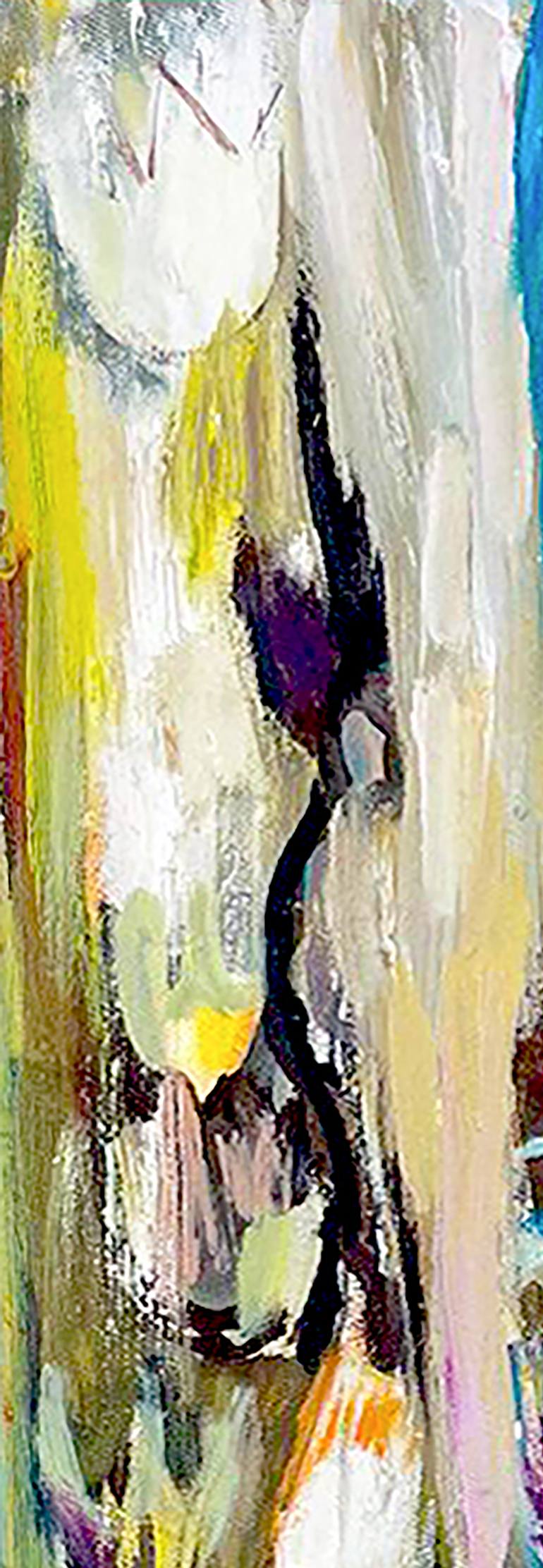 Original Conceptual Love Painting by Göknil Gümüş Sungurtekin