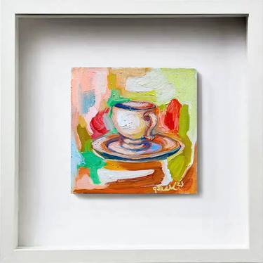 Print of Abstract Expressionism Food & Drink Paintings by Göknil Gümüş Sungurtekin