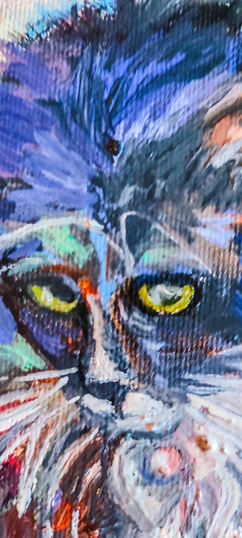 Diamond Painting Sneaky Cat