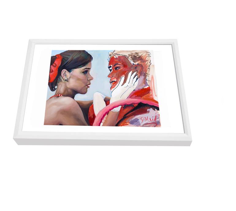 Original Conceptual Cinema Painting by Göknil Gümüş Sungurtekin