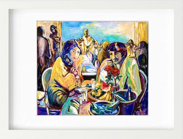 Original Expressionism Love Digital by Göknil Gümüş Sungurtekin