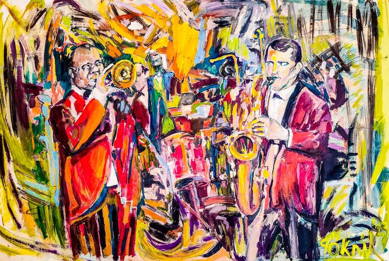 Print of Conceptual Music Paintings by Göknil Gümüş Sungurtekin