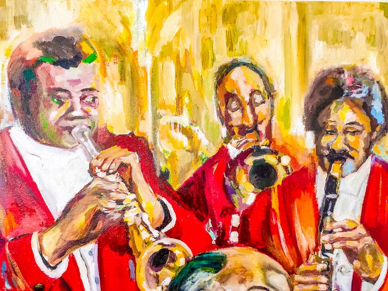 Original Conceptual Music Painting by Göknil Gümüş Sungurtekin