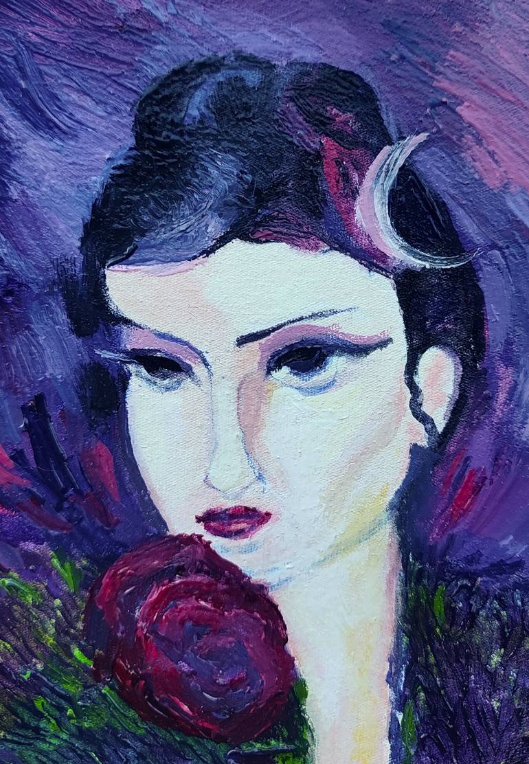 Original Conceptual Women Painting by Göknil Gümüş Sungurtekin