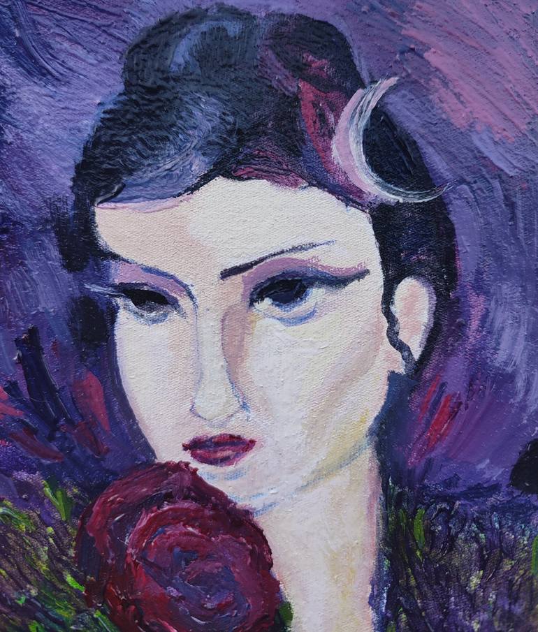 Original Conceptual Women Painting by Göknil Gümüş Sungurtekin