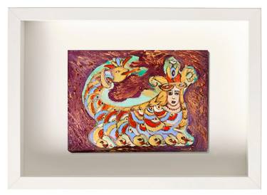 Original Art Deco Classical Mythology Paintings by Göknil Gümüş Sungurtekin