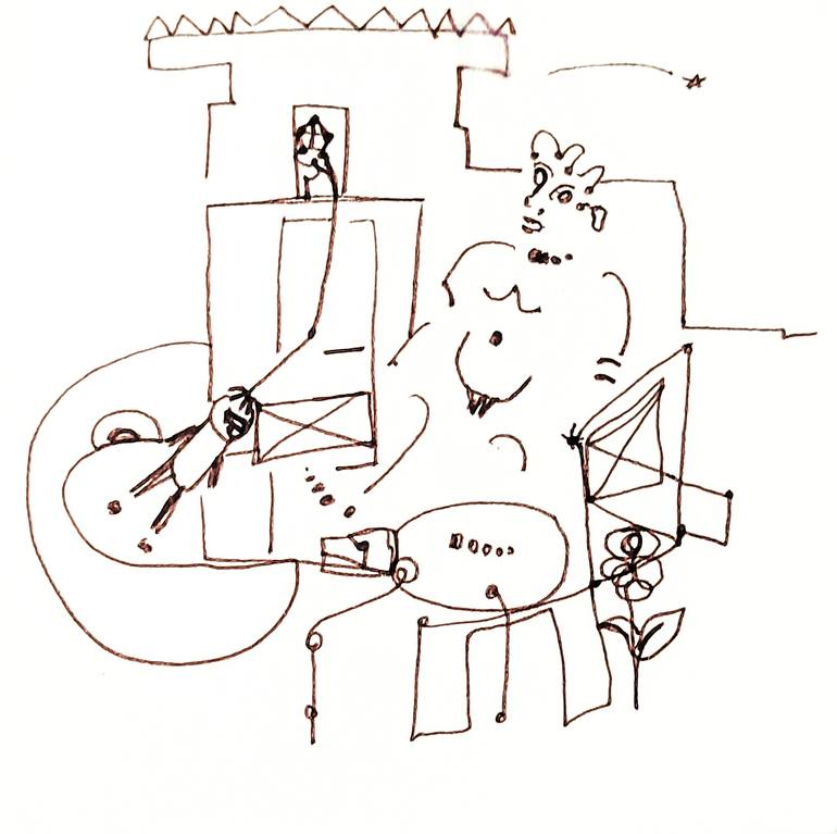 Original Contemporary Children Drawing by Göknil Gümüş Sungurtekin