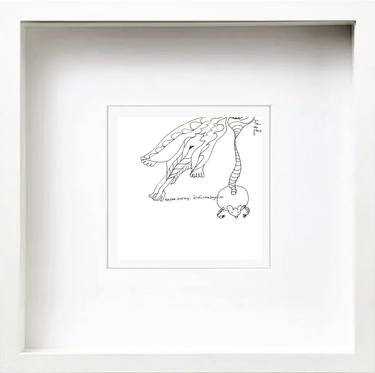 Original Expressionism Animal Drawings by Göknil Gümüş Sungurtekin