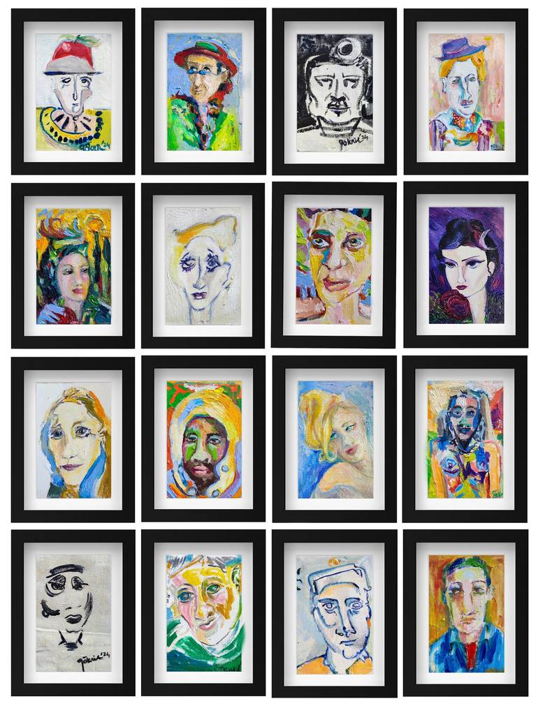 Print of Modernism People Paintings by Göknil Gümüş Sungurtekin