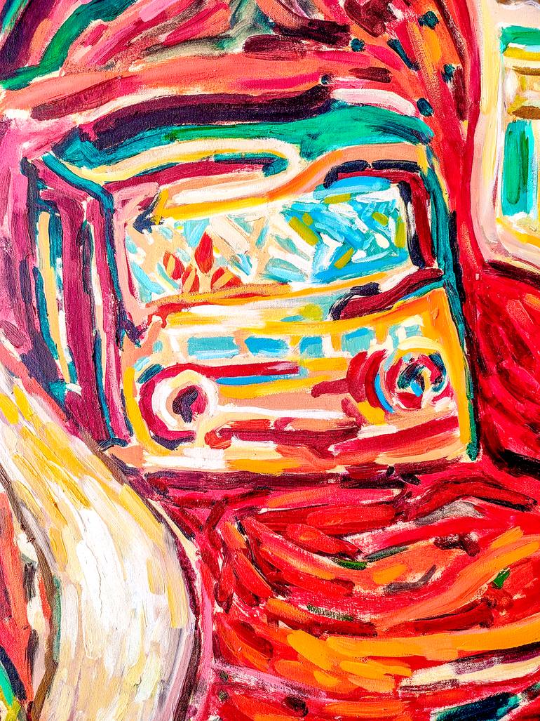 Original Expressionism Music Painting by Göknil Gümüş Sungurtekin