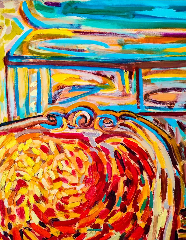 Original Expressionism Home Painting by Göknil Gümüş Sungurtekin